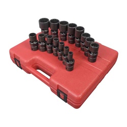 Sunex Tools 2856 15 предметов 1/2" Dr 12 PT SAE ударная головка универсальная