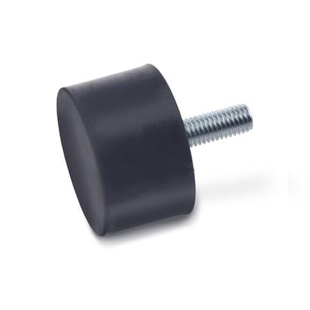 Амортизатор JWWINCO GN352-100-60-M16-S-55 резиновый с шпилькой M16