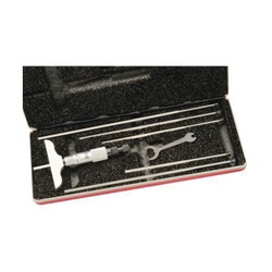 Штангенглубиномер Starrett 449AZ-6R с невращающимся щупом, трещоточным барабаном, диапазон 0-6 дюймов, 0.001 дюйма