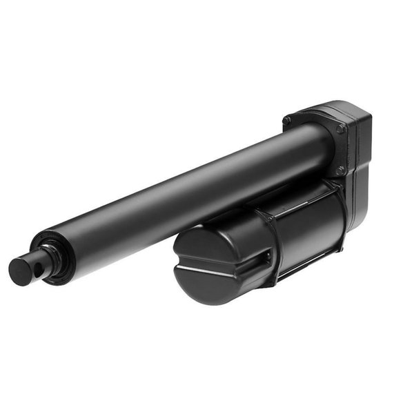 Привод Thomson Linear A12-05B5-12D, серия Electrak 5, 115 В перем. тока, тяга 500 lbf, ход 12 дюймов, без обратной связи, длина кабеля 23 дюйма, свободные провода, скорость хода под полной нагрузкой 1,70 дюйм/с