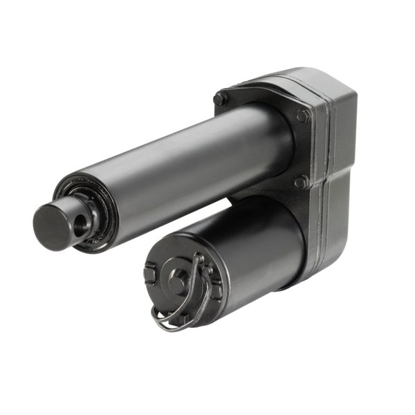 Привод Thomson Linear D12-20B5-04 Electrak 10, 12 В пост. тока, 1000 lbf, ход 4 дюйма, без обратной связи, длина кабеля 7 дюймов, разъем, адаптер под углом 0° (стандарт), скорость перемещения при полной нагрузке 0,45 дюйма/с