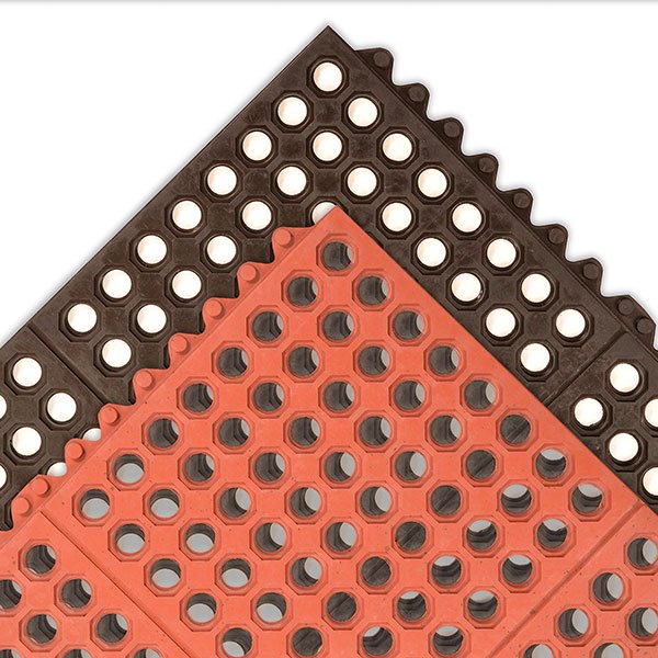 NoTrax 501S0033BL Модульное резиновое покрытие 501 Cushion Connect 3X3 черное