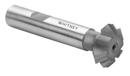 Whitney Tool 35113 Двухугловая фасковая фреза с пластинами из твердого сплава, диаметр реза 1-1/2 дюйма, угол при вершине 90°, с покрытием TiN