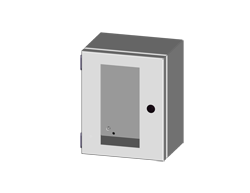 Saginaw Control SCE-1210ELJW Корпус ELJ с смотровым окном 12" x 10" x 6" для управления, NEMA тип 3R, 4, 12 и тип 13, серое порошковое покрытие