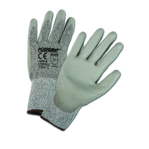 720DGU/M PosiGrip 13G Salt/Pepper HPPE Shell Gray PU Coated Palm