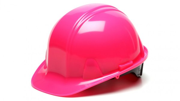 Pyramex HP14170 Hi Vis Pink Каска типа кепка серии SL Стандартная оболочка 4-точечная храповая подвеска