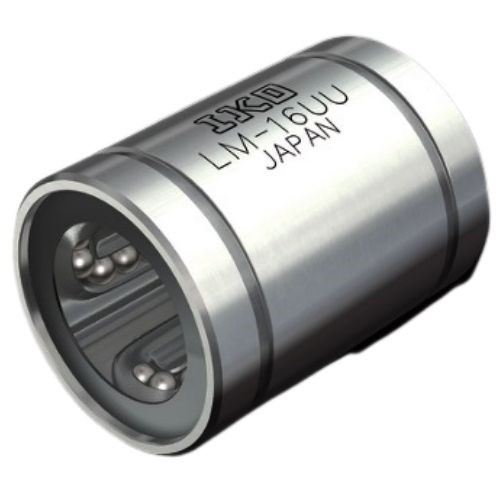 Подшипник линейного перемещения IKO LM81517UU стандартного типа, метрическая серия, внутренний диаметр 8 мм, наружный диаметр 15 мм, из высокоуглеродистой стали, сепаратор из высокоуглеродистой стали, с двумя торцевыми уплотнениями