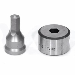 Набор пуансона и матрицы Edwards PDH1/2 1/2" шестигранный с шпоночным пазом