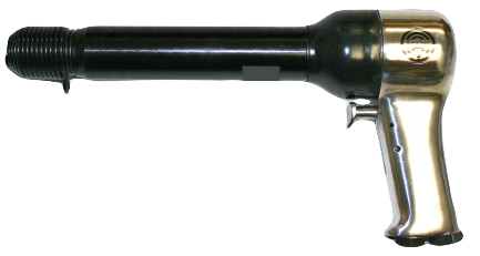 Пневматический клепальный молоток Taylor Pneumatic T-7X, хвостовик 0,498 дюйма, 900 ударов в минуту