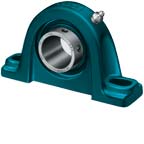Подшипниковый корпус Dodge 123806 P2B-SC-100, диаметр отверстия: 1 дюйм, корпус: опорный, фиксация: установочным винтом, опорный подшипник с двумя болтами и шариковым подшипником, фиксация установочным винтом, для общего применения