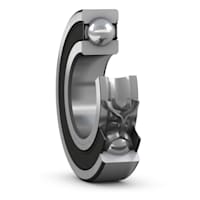 Подшипник шариковый радиальный SKF 6306 2RSJEM однорядный 30X72X19 мм с двумя уплотнениями, стальной сепаратор, зазор C3
