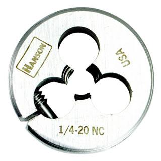 Плашка IRWIN 3823 1/4" - 28 NF, регулируемая круглая, 1"