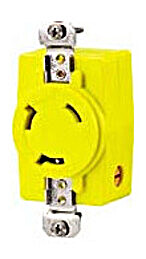 Hubbell Wiring HBL328DCR LKG MARINE RCPT 24-32 VDC