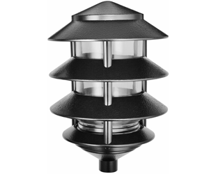 RAB LL22B садовый светильник 4-ярусный ландшафтный накаливания 100W макс черный