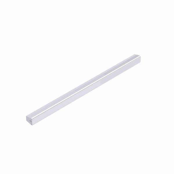 Направляющая коническая плоская System Plast VG-SSF-10, ширина 0,67" x высота 0,67" x длина 120", белый UHMW-PE