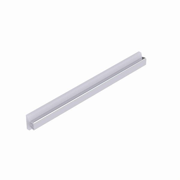Направляющая рейка System Plast VG-SST-1.25-10 коническая форма Т-образного типа, ширина 1,25", высота 0,83", длина 120", белый цвет из сверхвысокомолекулярного полиэтилена (UHMW-PE)