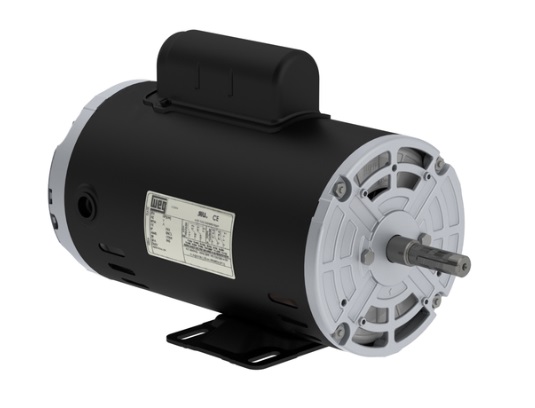 Электродвигатель WEG 00136OS1BCD56-S 1 HP 2P 56 1Ph 115/208-230 V 60 Гц IC01 ODP с лапами, стальной корпус, компрессорный