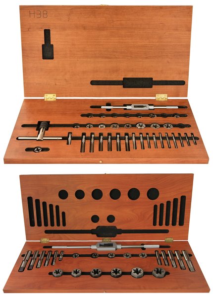 Набор метчиков и плашек DRILLCO 2000R63 63 PCHSS-TAP & RD ADJ DIE SET