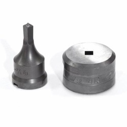 Комплект пуансона и матрицы Edwards PDSQ1/4 1/4" квадратный с шпоночным пазом