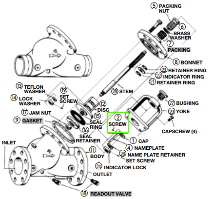 Bell & Gossett Винт J92135