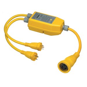 Hubbell Wiring YQ230 Морской адаптер 2×30A к 1×50A 125/250В